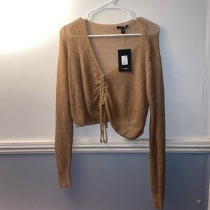 NWT Cinched Sweater